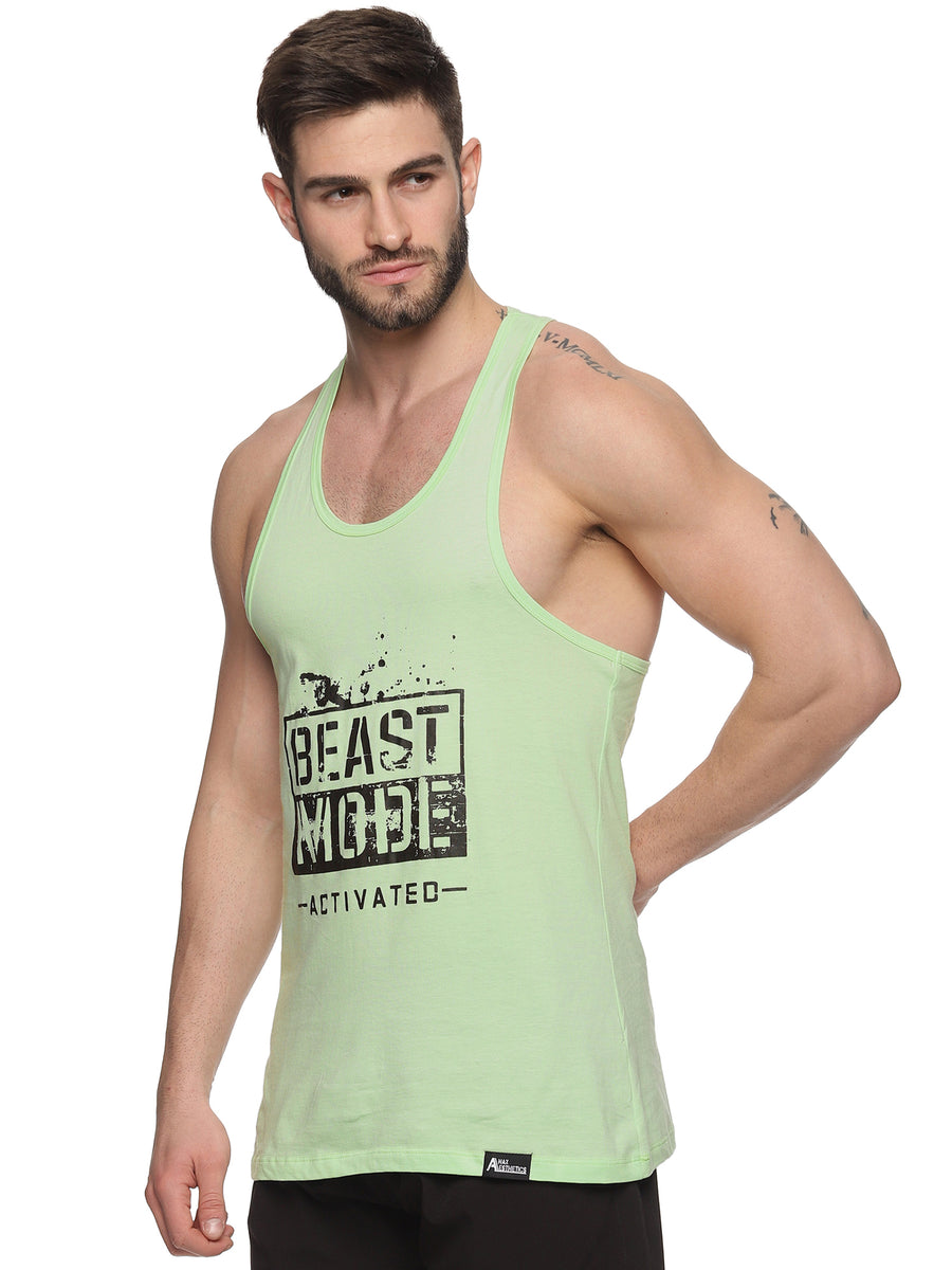 Shop Men's Sleeveless Shirts - Beast - Green