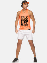 Neon Orange Talk Less Lift More Performance Stringer