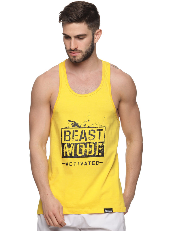 Yellow Beast Mode Activated Pastel Stringer