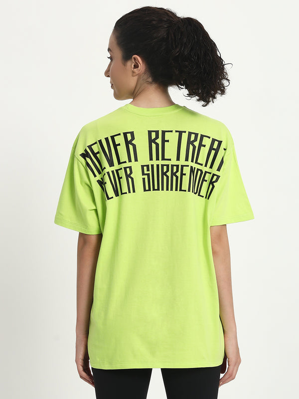 NRNS Neon Green & Black Oversized T-shirt