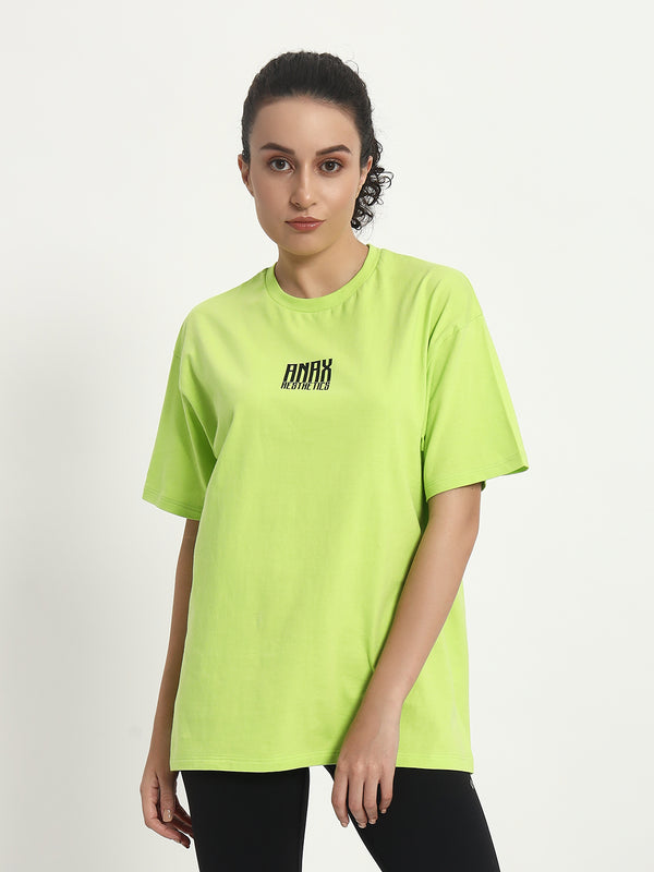 NRNS Neon Green & Black Oversized T-shirt