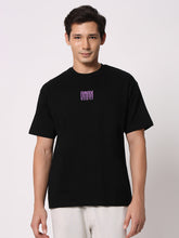 NRNS Black & Purple Oversized T-shirt