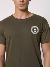 Olive Green Dual Drop T-Shirt