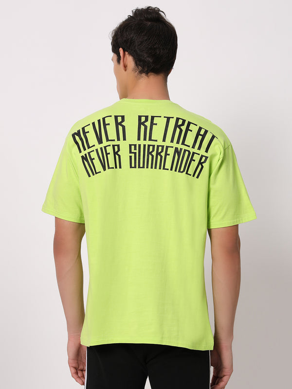 NRNS Neon Green & Black Oversized T-shirt