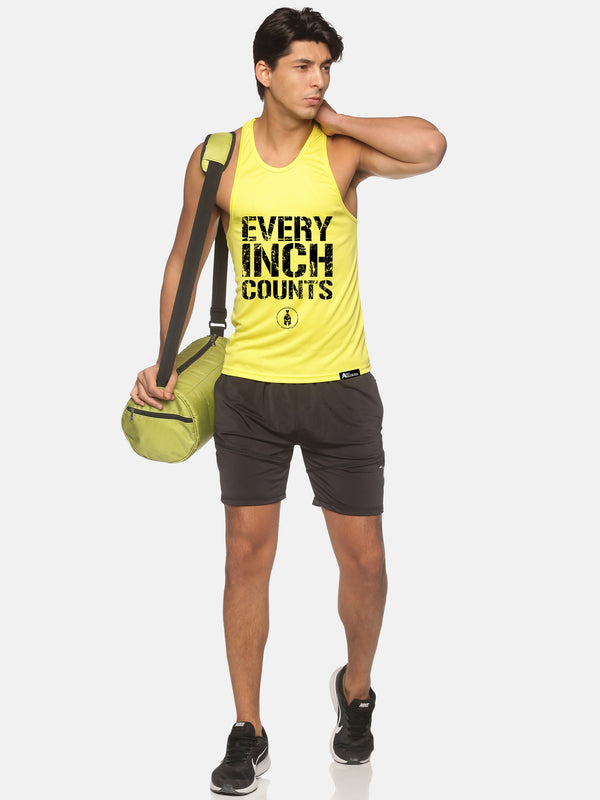 Neon Yellow Every Inch Counts Performance Stringer