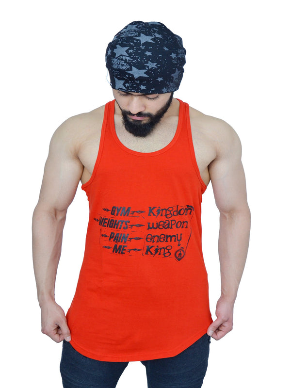 Rising Red & Black Spartan Quote Arc Stringer