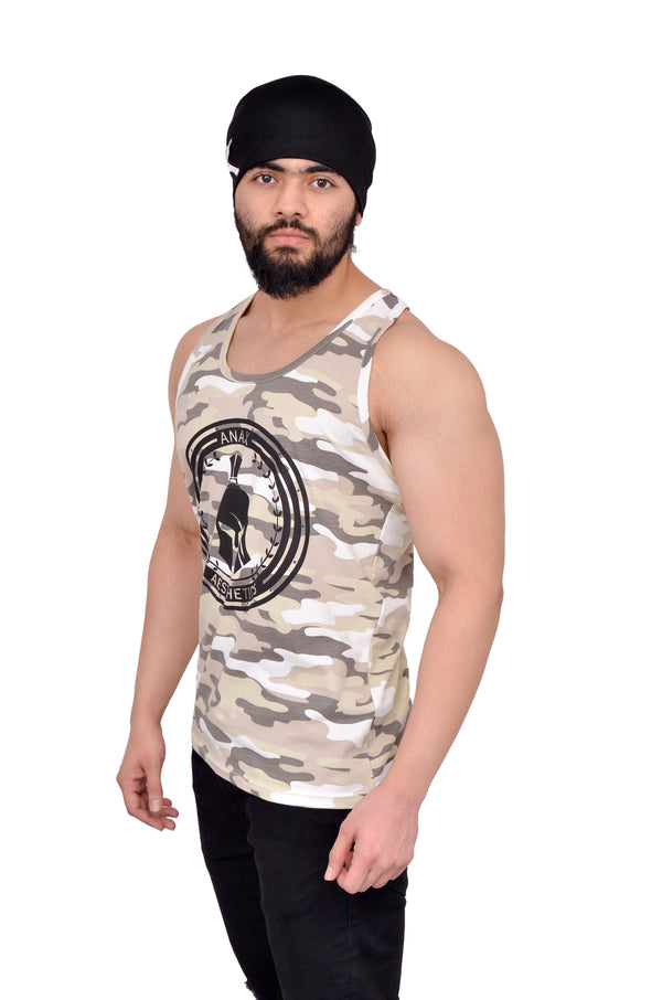 Desert Brown Camouflage Big Logo Stringer