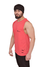 Rising Red Oversized Cutoff (Distressed)