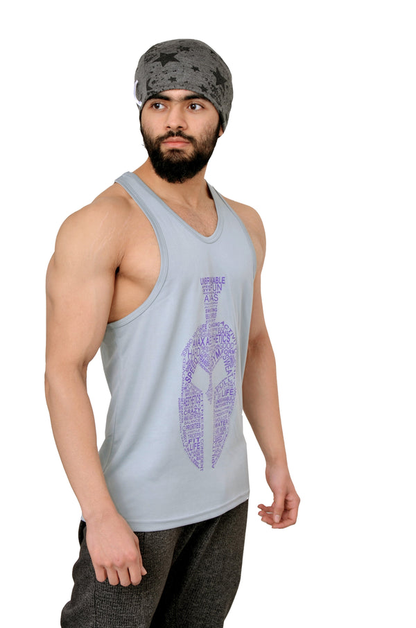 Silver Typography Performance Stringer